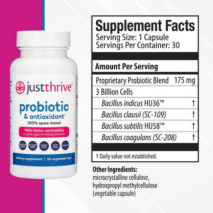Just Thrive Probiotic - 30 Day Supply